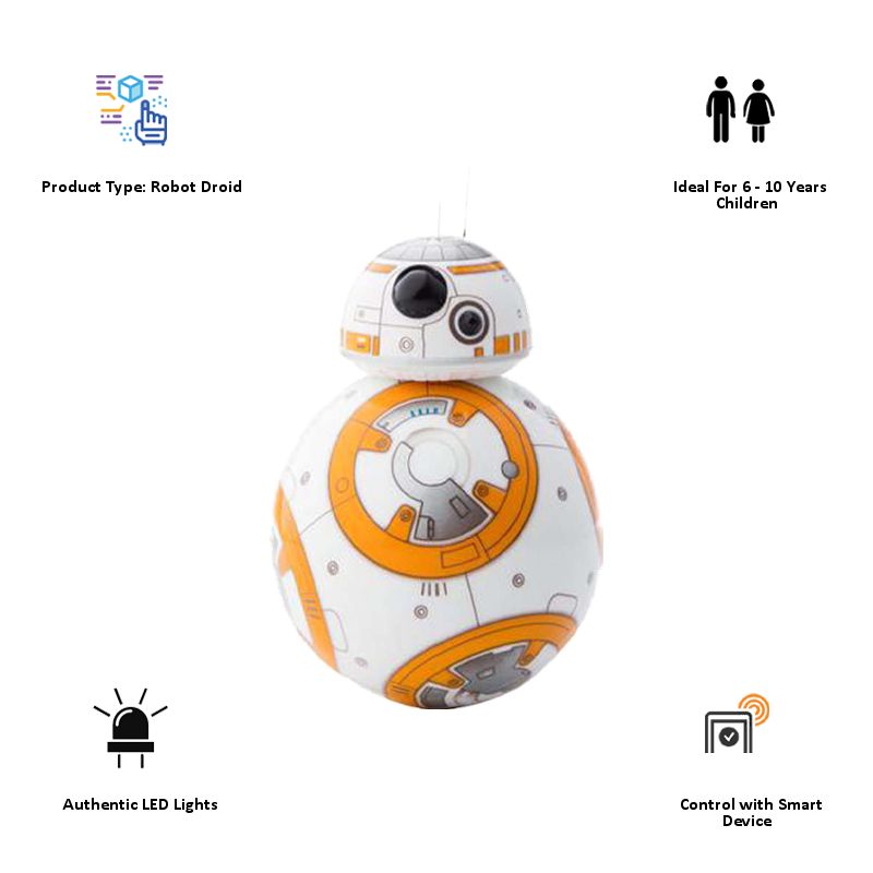 Buy Sphero Star Wars BB-8 App Enabled Robot Droid (R001ROW, Multi